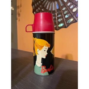 Vintage 1962 Mattel Barbie Doll Lunchbox Thermos